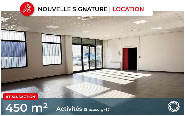 Transaction : Strasbourg (67), nouvelle salle aux enchères de 450 m²