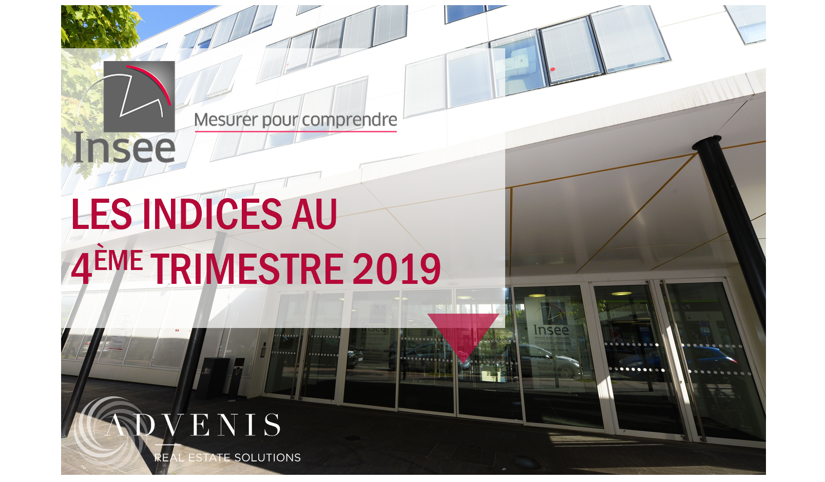 INSEE : Indices ICC, ILAT, ILC au 4ème trimestre 2019