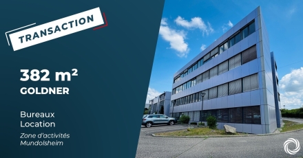 Transaction : Mundolsheim (67), Goldner fête ses 100 ans et s'installe dans de nouveaux locaux