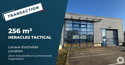 Transaction : Fegersheim (67), Héraclès Tactical s’installe dans de nouveaux locaux