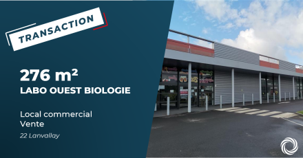 Transaction : Lanvallay (22), Ouest Biologie s'implante aux portes de Dinan