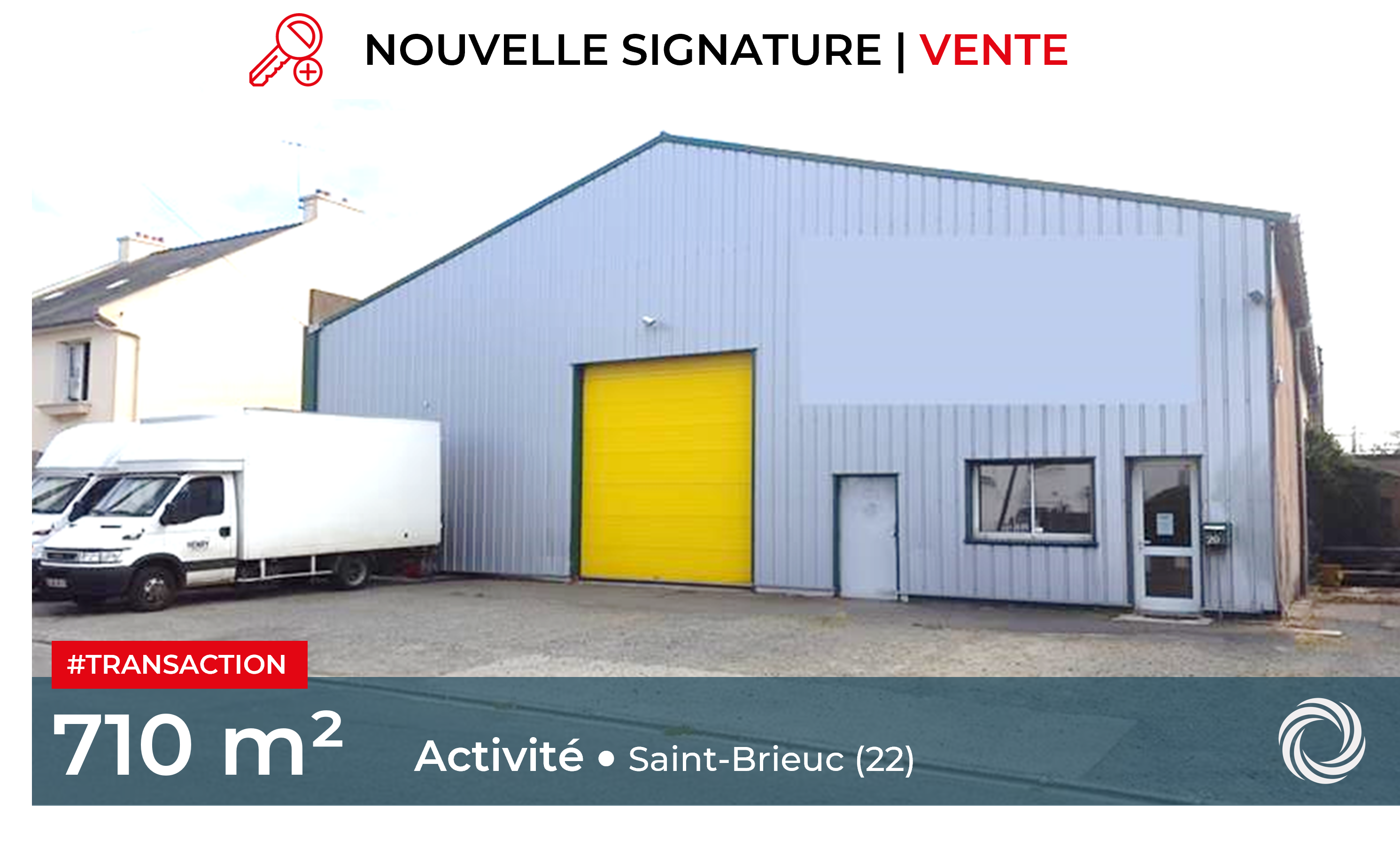 Transaction : Advenis vend 710 m² de locaux d'activité à Saint-Brieuc (22)
