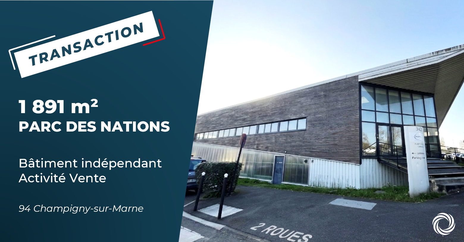 Transaction : Champigny-sur-Marne (94), un groupe international de peintures industrielles acquiert un bâtiment de 1 891 m²