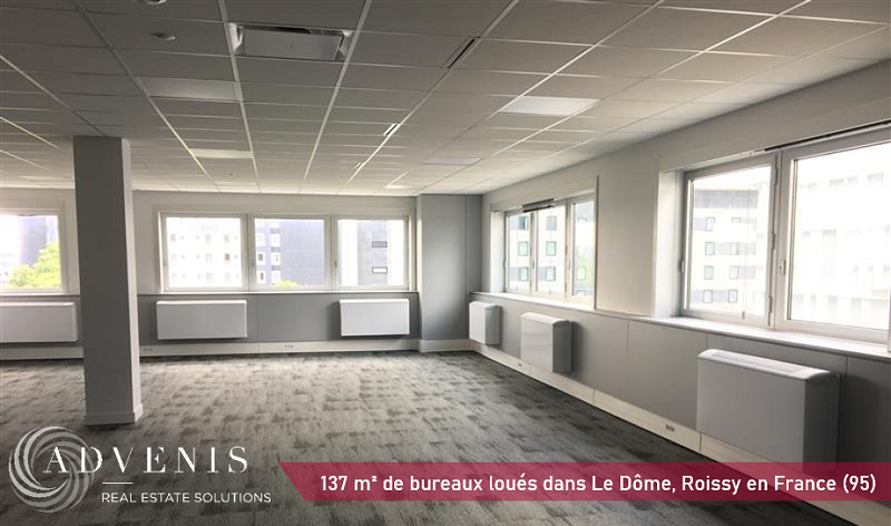 Transaction : Tremblay en France (95), location de 137 m² de bureaux à une société événementielle