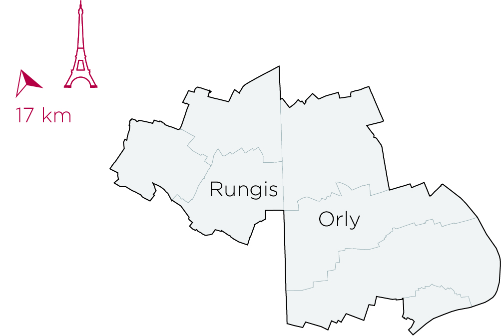 Carte Orly | Rungis