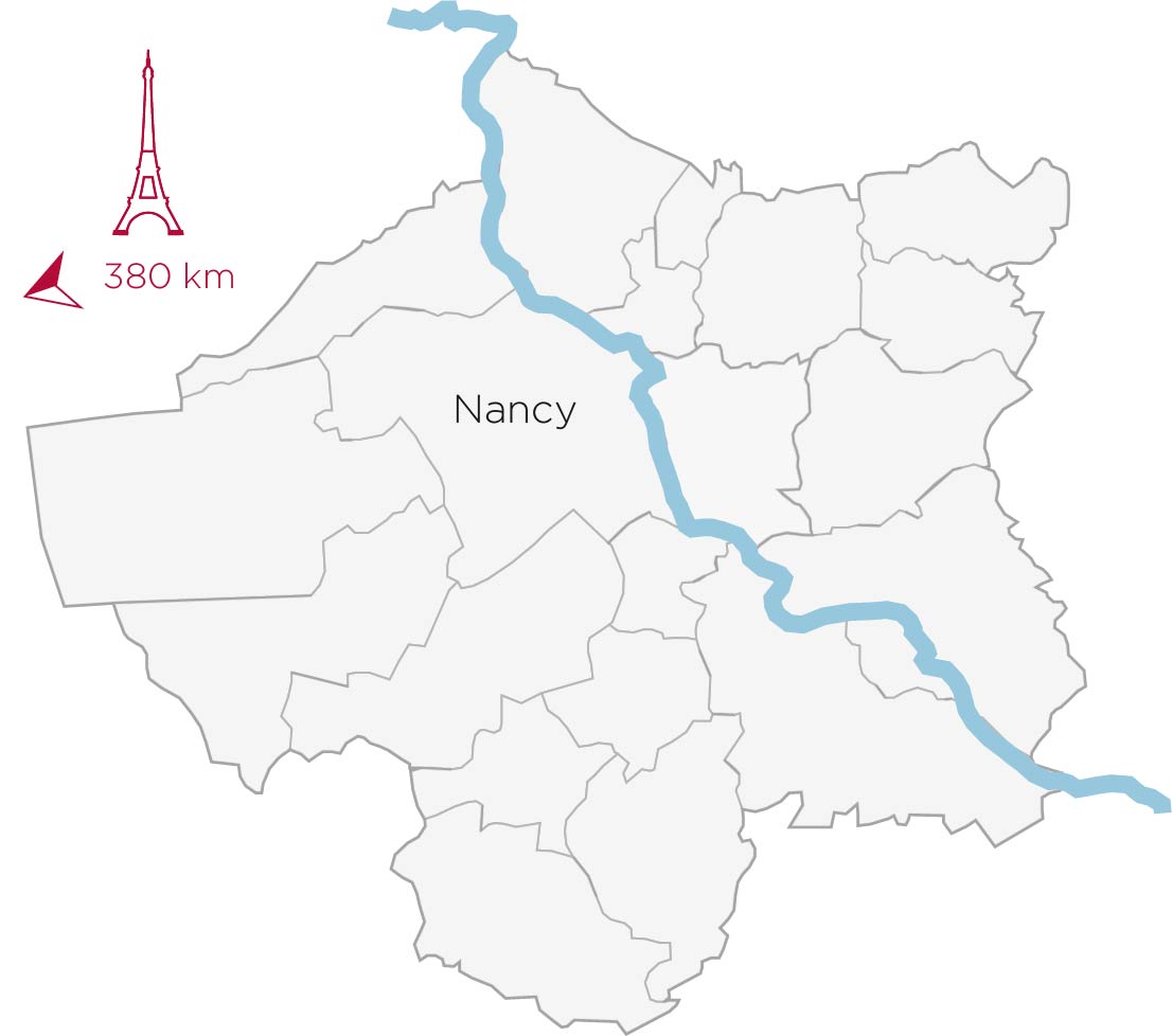 Carte Grand Nancy