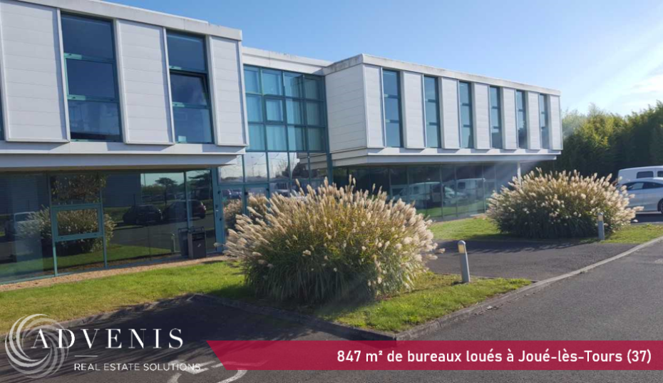 Transaction : Joué-lès-Tours (37), location de 847 m² de bureaux à CLEMESSY