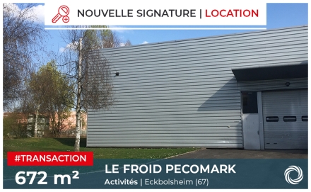 Transaction : Eckbolsheim (67), location de 672 m² de locaux d'activité