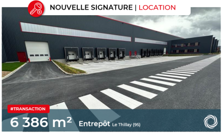 Transaction : Advenis loue 6 386 m² d'entrepôts sur le tout nouveau parc de SEGRO au Thillay (95)