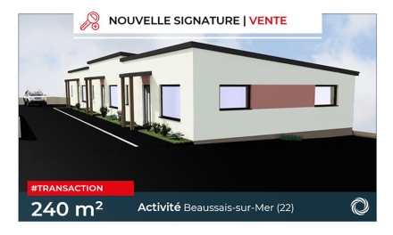 Transaction : Beaussais-sur-Mer (22), vente de bureaux de 240 m²