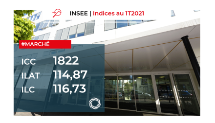 INSEE : Indices ICC, ILAT, ILC au 1er trimestre 2021