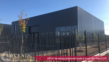 Transaction : Joué-lès-Tours (37), location de 615 m² de locaux d'activité au Groupe CIRCET