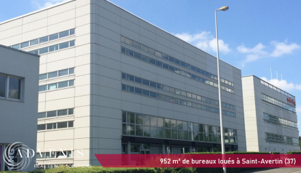 Transaction : Saint-Avertin (37), location de 952 m² de bureaux à SOM