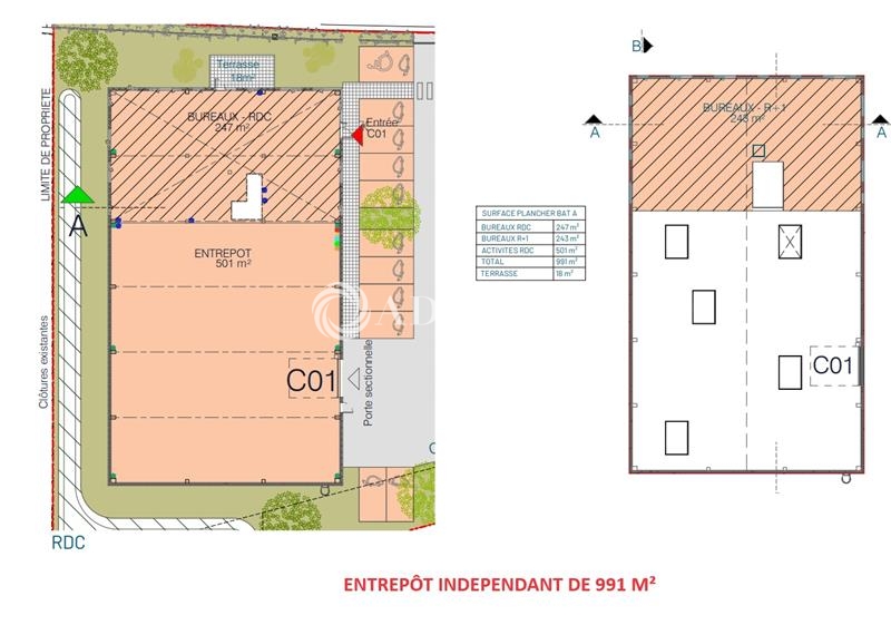 Location Activités Entrepôts LESQUIN (59810) - Photo 5