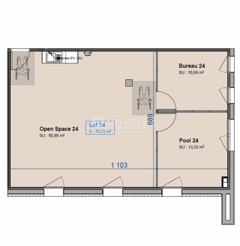 Location Bureaux NARBONNE (11100) - Photo 2