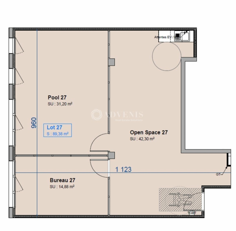 Location Bureaux NARBONNE (11100) - Photo 2