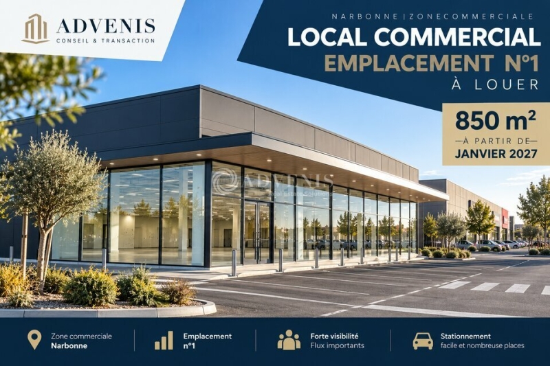 Location Commerces NARBONNE (11100) - Photo 1