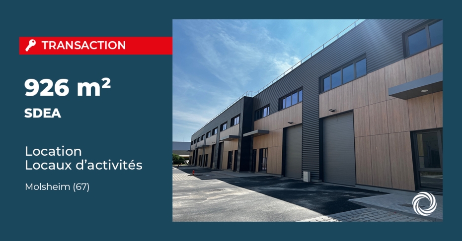 Transaction : Le SDEA regrouper plusieurs de ses sites à Molsheim (67)
