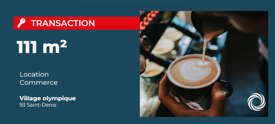 Transaction : ouverture du premier coffee shop au cœur du Village Olympique de Saint-Denis (93)