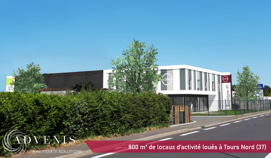 Transaction : Tours Nord (37), location de 800 m² de locaux d'activité à OREXAD