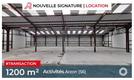 Transaction : Arzon (22), la Compagnie des Ports du Morbihan loue 1 200 m² de locaux d'activité