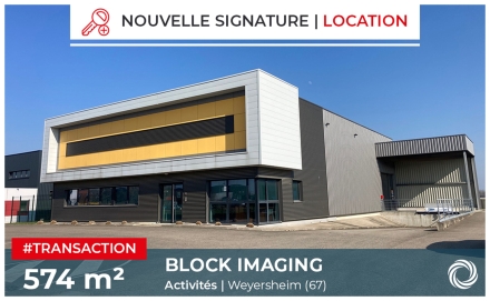 Transaction : Strabourg (67), BLOCK IMAGING s’installe à Weyersheim