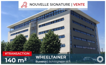 Transaction : Strasbourg (67), la société WHEELTAINER implante une agence en Alsace