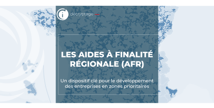 DECRYPTAGE : Les Aides à Finalité Régionale (AFR), un dispositif clé pour le développement des entreprises en zones prioritaires