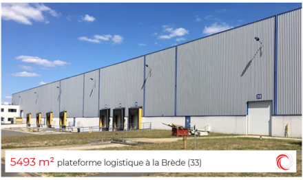 GROUPE MONTANE : location d’une cellule logistique de 5 493 m² à La Brède (33)