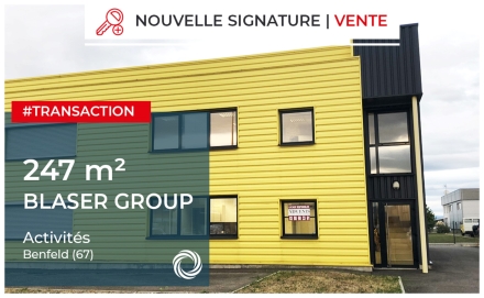 Transaction : BENFELD (67), la société BLASER GROUP ouvre sa filiale en France