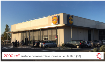 Transaction : Le Haillan (33), location de 2000 m² au Groupe LIDL