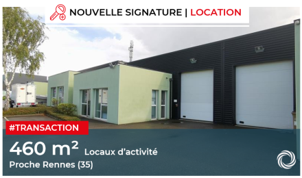 Transaction : Saint-Aubin-du-Cormier (35), location de 480 m² d'activité à une entreprise textile