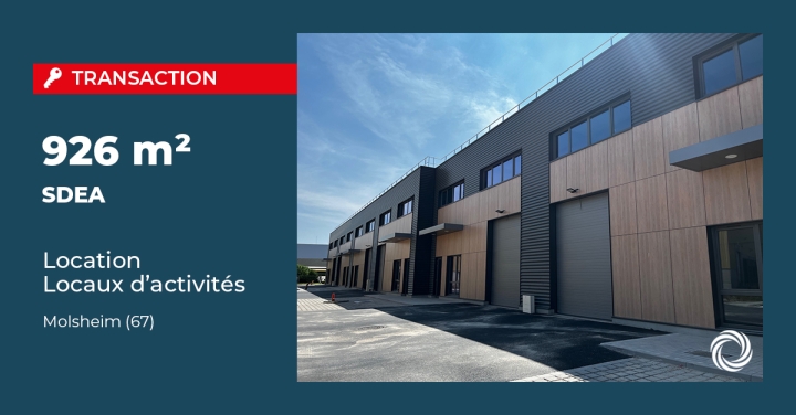 Transaction : Le SDEA regrouper plusieurs de ses sites à Molsheim (67)
