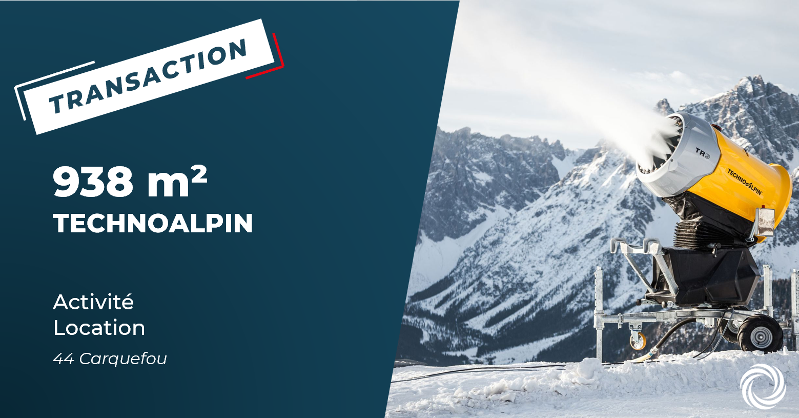 Transaction : Carquefou (44), TechnoAlpin réunit ses deux entités dans un nouveau bâtiment de 938 m²