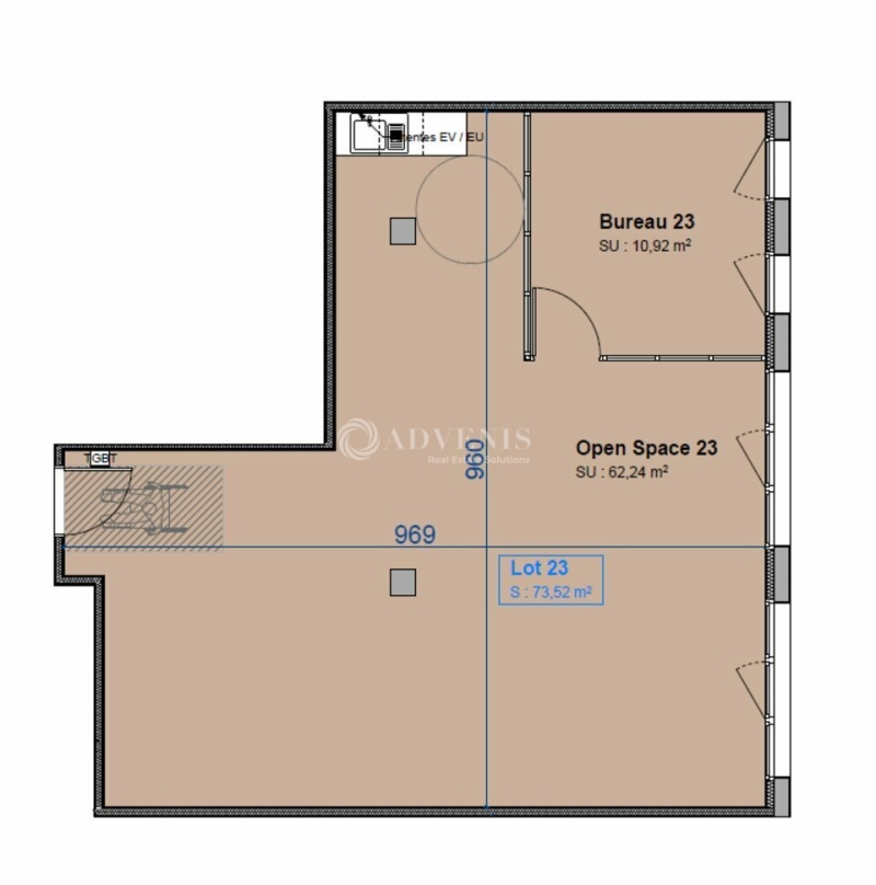 Location Bureaux NARBONNE (11100) - Photo 2